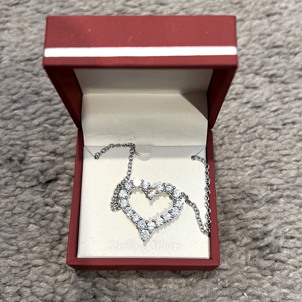 Sterling Silver Heart Necklace